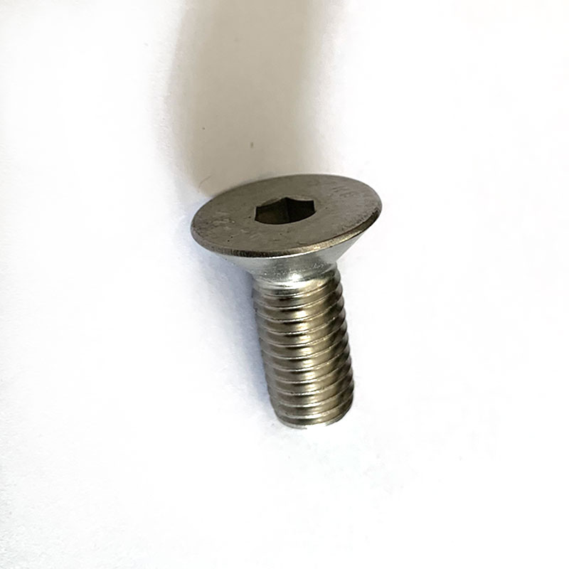 Tornillo de máquina de cabeza plana SS304